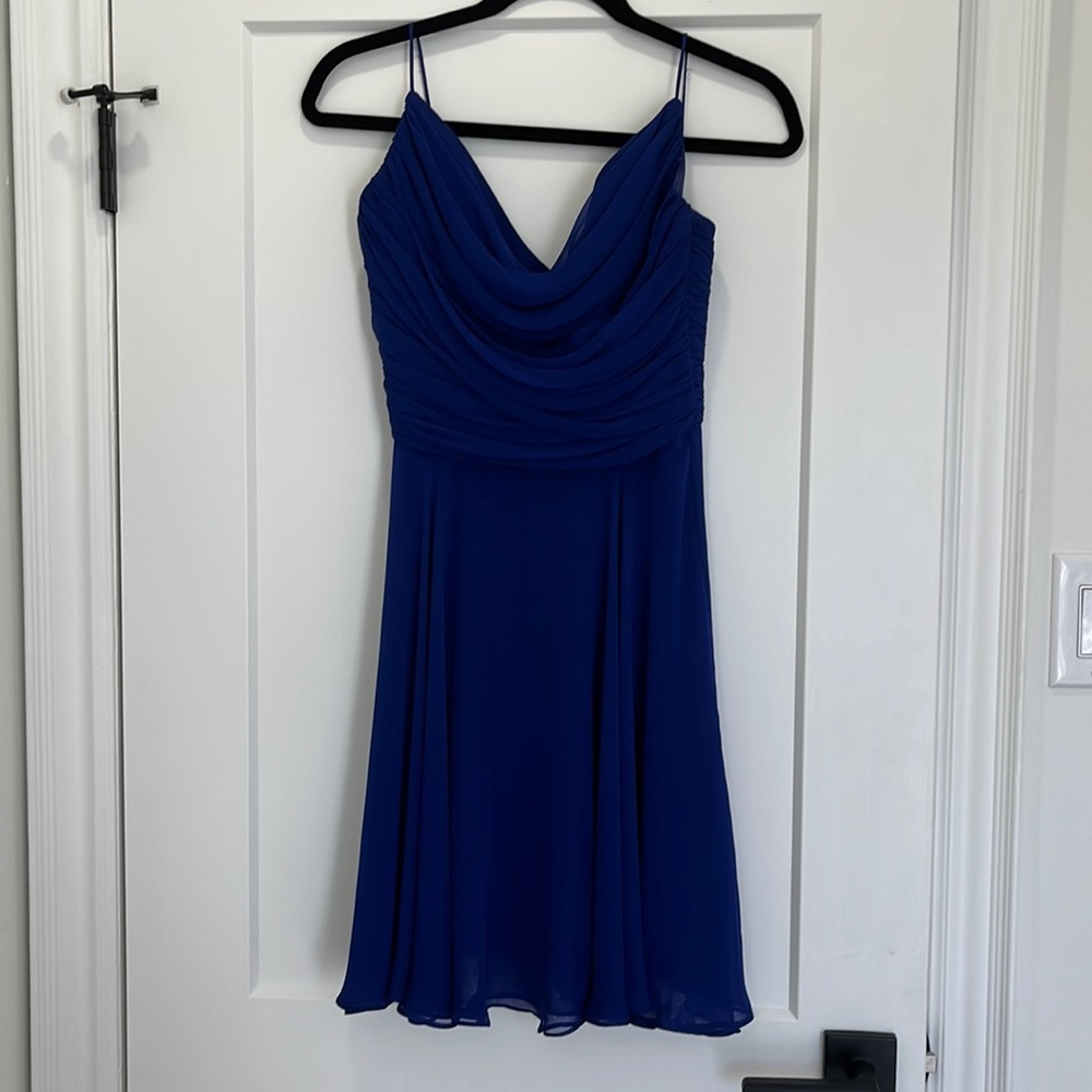 Wayne Clark blue mini dress!